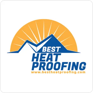 Best Heat Proofing logo, designed by Account4Web